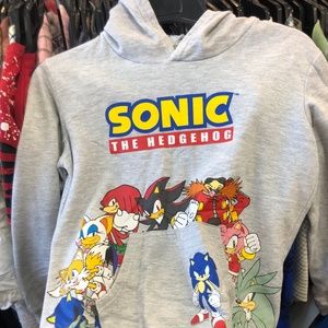 Kids medium sonic hoodie  oldie but goodie for sure